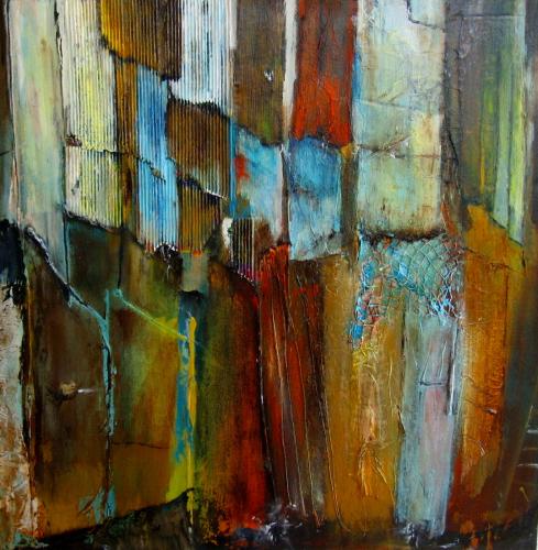 60 x 60 acryl op doek